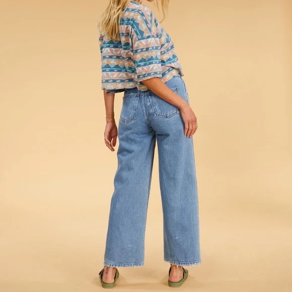 Billabong Salty Blonde Chill Out Jeans, size 24 - Picture 7 of 8